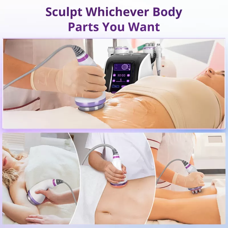 40K 5 in 1 Ultrasonic Cavitation Machine for Body Shaping